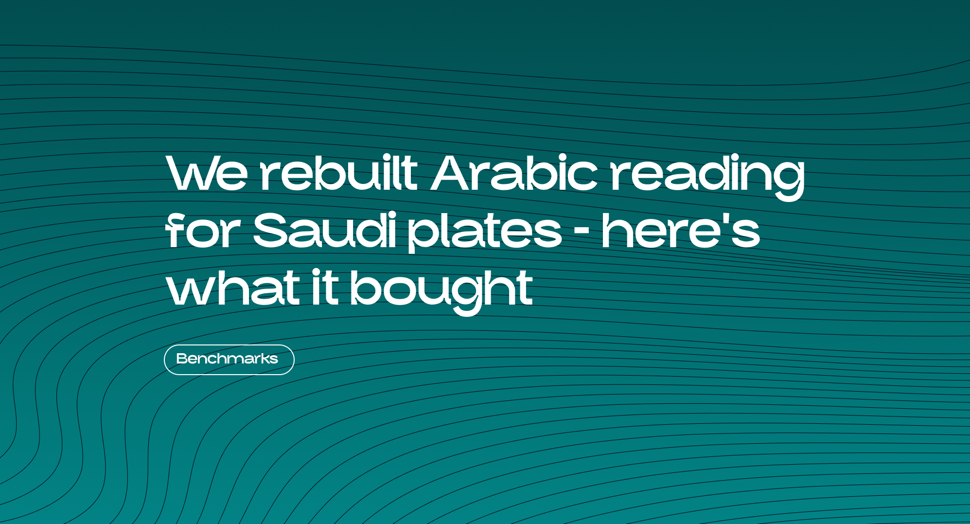 We read the Arabic row, not convert it — a Saudi plate returned as both an Arabic and a Latin reading that cross-check each other